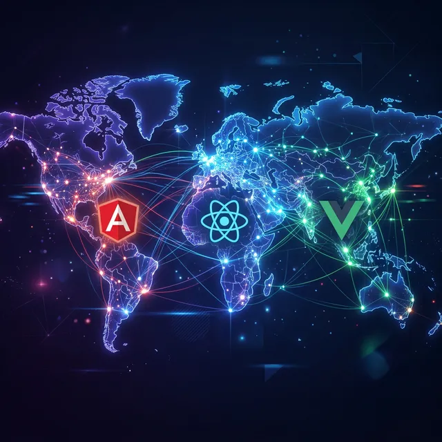 Angular vs React vs Vue in 2026