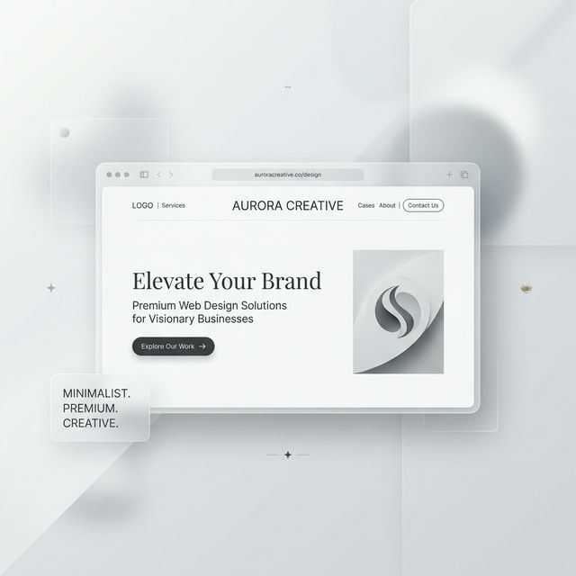 Minimalist Web Design 2026 banner