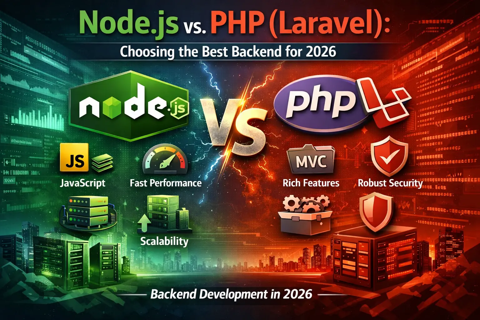 Node.js vs PHP (Laravel) Comparison
