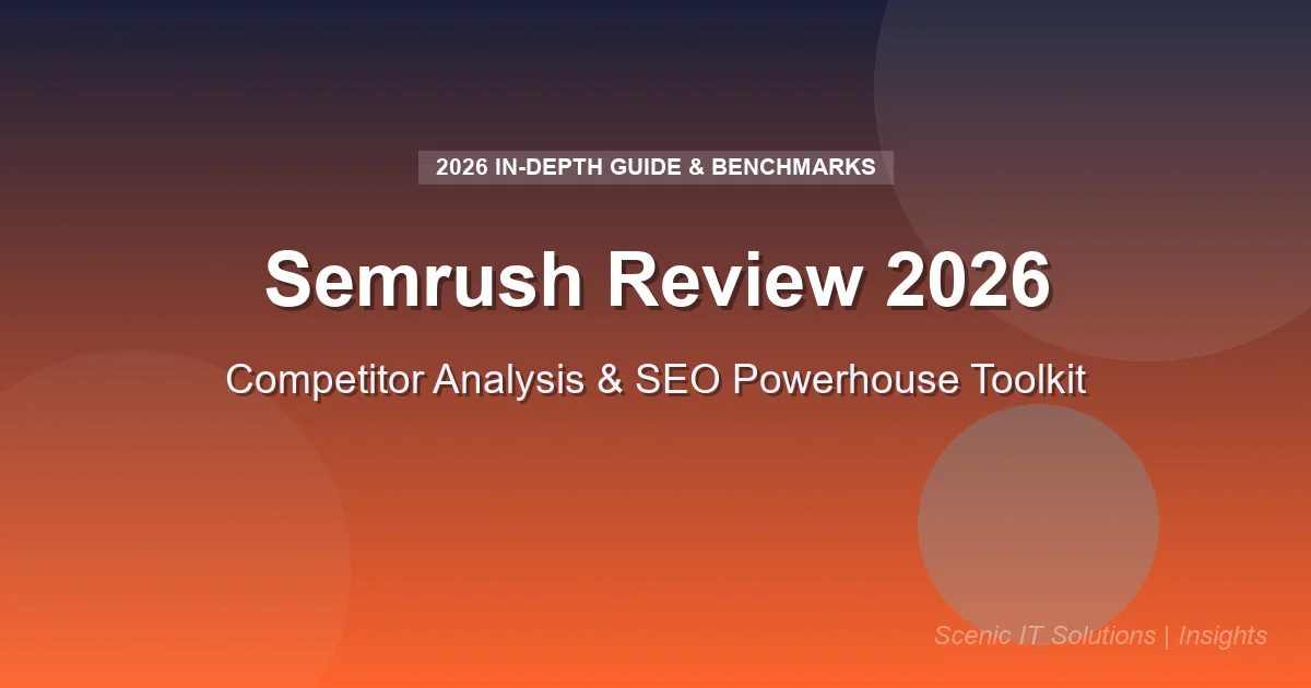 Semrush Review 2026: The Ultimate SEO, Competitor Analysis & Digital Marketing Suite