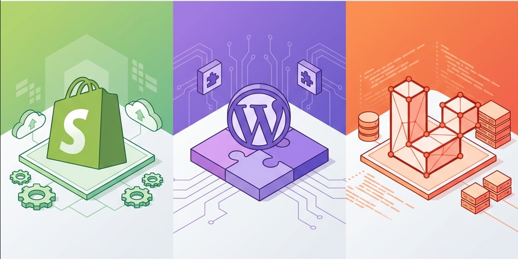 Shopify vs WooCommerce vs Custom Laravel