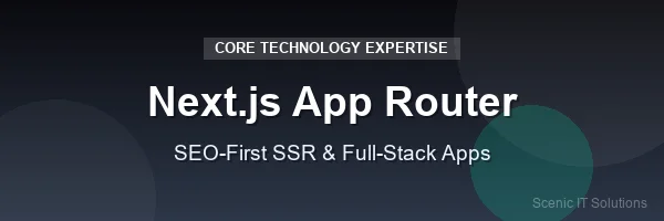 Next.js Web Development Agency Banner