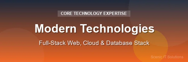 Core Technologies & Development Stack Banner